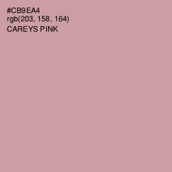 #CB9EA4 - Careys Pink Color Image